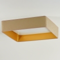 Brilagi - LED Ceiling light VELVET SQUARE LED/24W/230V beige