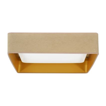 Brilagi - LED Ceiling light VELVET SQUARE LED/24W/230V beige