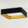 Brilagi - LED Ceiling light VELVET SQUARE LED/24W/230V black