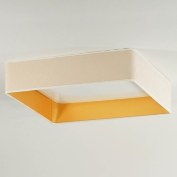 Brilagi - LED Ceiling light VELVET SQUARE LED/24W/230V creamy