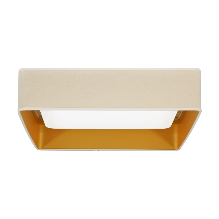 Brilagi - LED Ceiling light VELVET SQUARE LED/24W/230V creamy