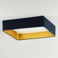 Brilagi - LED Ceiling light VELVET SQUARE LED/24W/230V dark blue