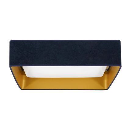 Brilagi - LED Ceiling light VELVET SQUARE LED/24W/230V dark blue