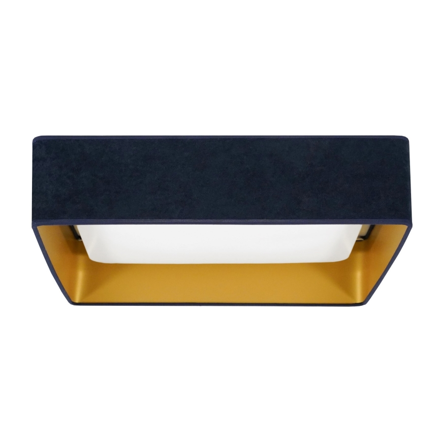 Brilagi - LED Ceiling light VELVET SQUARE LED/24W/230V dark blue