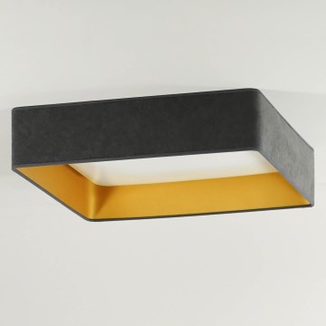 Brilagi - LED Ceiling light VELVET SQUARE LED/24W/230V grey