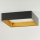 Brilagi - LED Ceiling light VELVET SQUARE LED/24W/230V grey