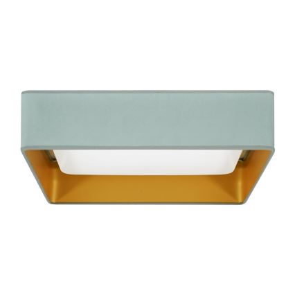 Brilagi - LED Ceiling light VELVET SQUARE LED/24W/230V mint
