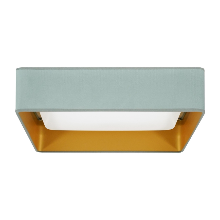 Brilagi - LED Ceiling light VELVET SQUARE LED/24W/230V mint