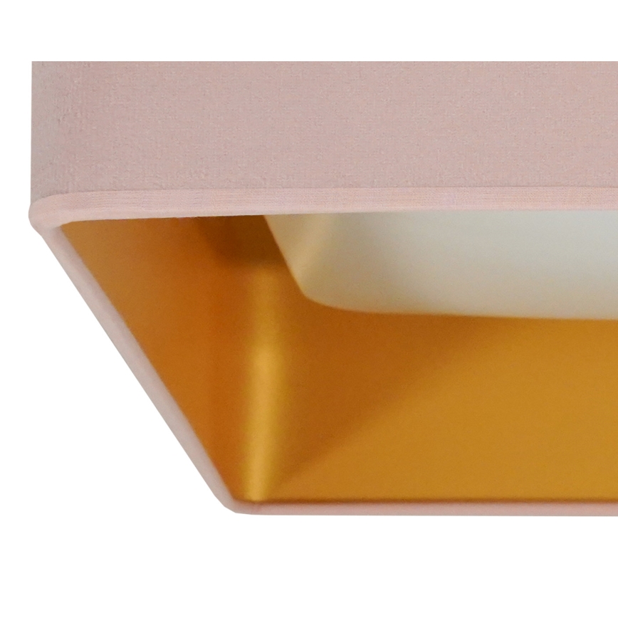 Brilagi - LED Ceiling light VELVET SQUARE LED/24W/230V pink
