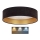 Brilagi - LED Ceiling light VELVET STAR LED/24W/230V d. 40 cm 3000K/4000K/6400K black/gold