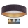 Brilagi - LED Ceiling light VELVET STAR LED/24W/230V d. 40 cm 3000K/4000K/6400K grey/gold