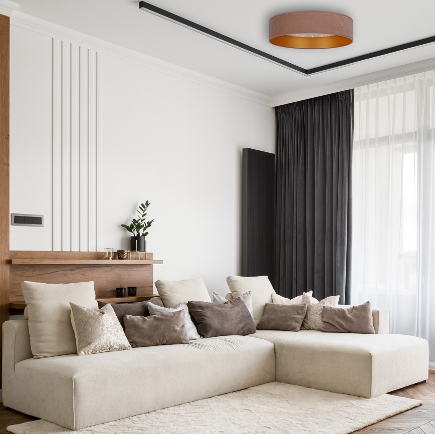 Brilagi - LED Ceiling light VELVET STAR LED/24W/230V d. 40 cm 3000K/4000K/6400K beige/gold