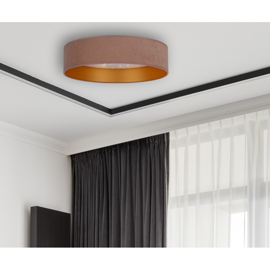Brilagi - LED Ceiling light VELVET STAR LED/24W/230V d. 40 cm 3000K/4000K/6400K beige/gold
