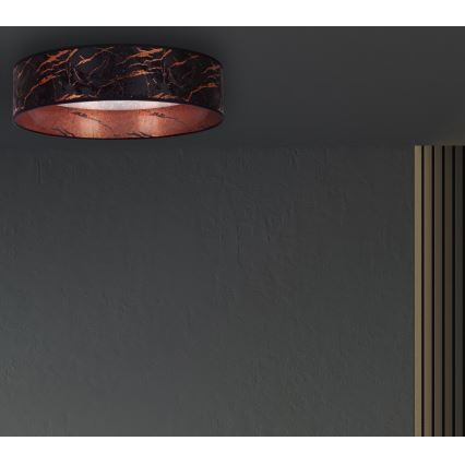Brilagi - LED Ceiling light VELVET STAR LED/24W/230V d. 40 cm 3000K/4000K/6400K black/copper