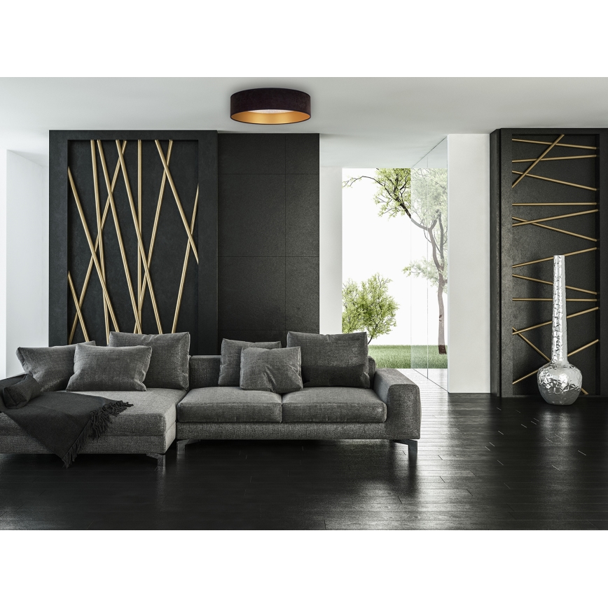 Brilagi - LED Ceiling light VELVET STAR LED/24W/230V d. 40 cm 3000K/4000K/6400K black/gold