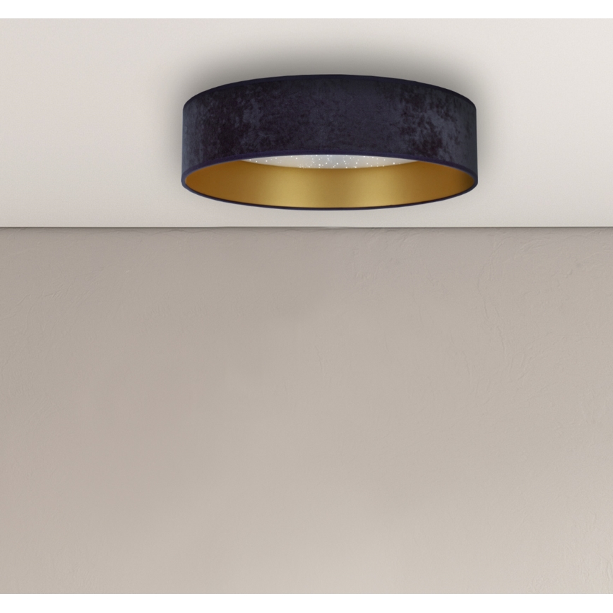 Brilagi - LED Ceiling light VELVET STAR LED/24W/230V d. 40 cm 3000K/4000K/6400K blue/gold