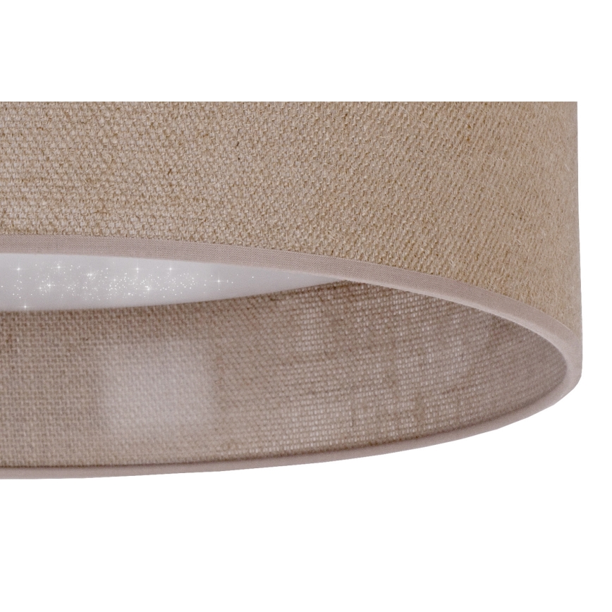 Brilagi - LED Ceiling light VELVET STAR LED/24W/230V d. 40 cm 3000K/4000K/6400K brown