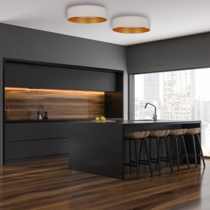 Brilagi - LED Ceiling light VELVET STAR LED/24W/230V d. 40 cm 3000K/4000K/6400K creamy/gold