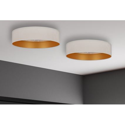 Brilagi - LED Ceiling light VELVET STAR LED/24W/230V d. 40 cm 3000K/4000K/6400K creamy/gold