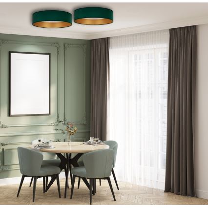 Brilagi - LED Ceiling light VELVET STAR LED/24W/230V d. 40 cm 3000K/4000K/6400K green/gold