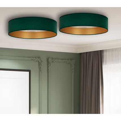 Brilagi - LED Ceiling light VELVET STAR LED/24W/230V d. 40 cm 3000K/4000K/6400K green/gold