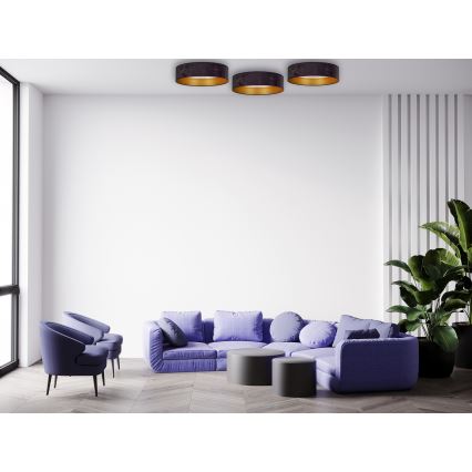Brilagi - LED Ceiling light VELVET STAR LED/24W/230V d. 40 cm 3000K/4000K/6400K grey/gold