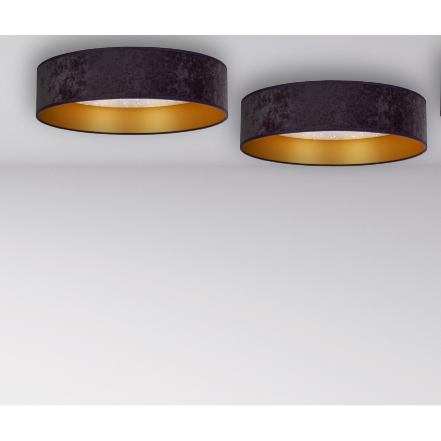 Brilagi - LED Ceiling light VELVET STAR LED/24W/230V d. 40 cm 3000K/4000K/6400K grey/gold