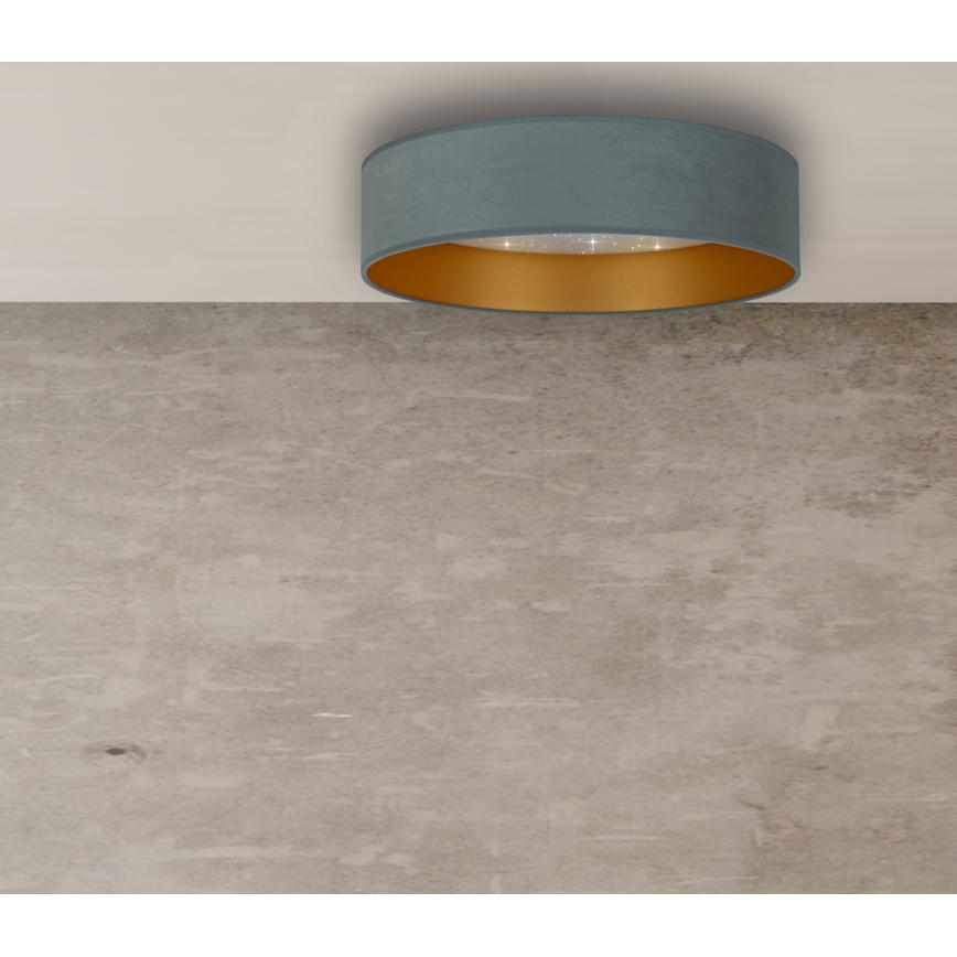 Brilagi - LED Ceiling light VELVET STAR LED/24W/230V d. 40 cm 3000K/4000K/6400K mint/gold