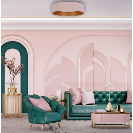 Brilagi - LED Ceiling light VELVET STAR LED/24W/230V d. 40 cm 3000K/4000K/6400K pink/gold