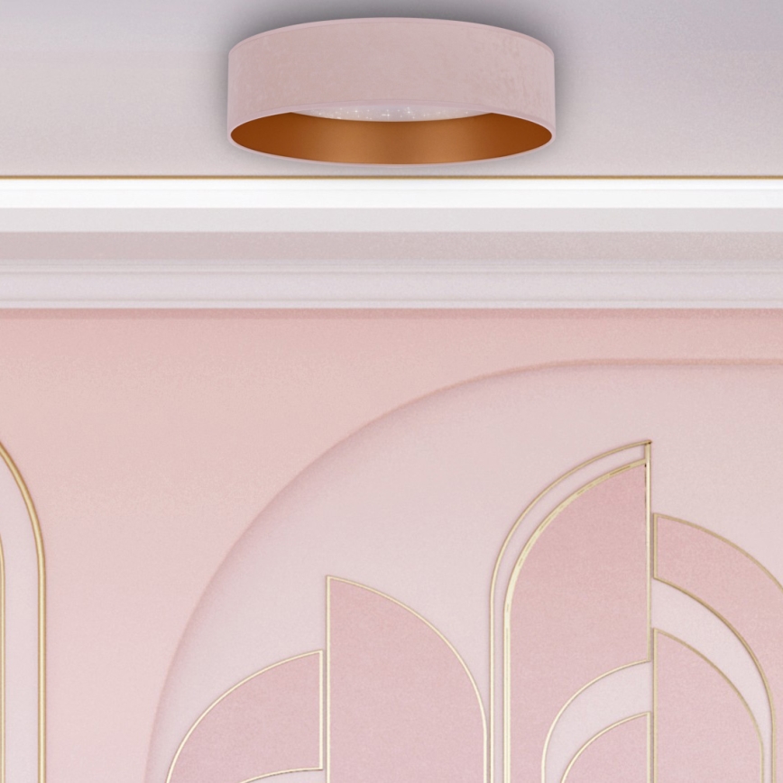 Brilagi - LED Ceiling light VELVET STAR LED/24W/230V d. 40 cm 3000K/4000K/6400K pink/gold
