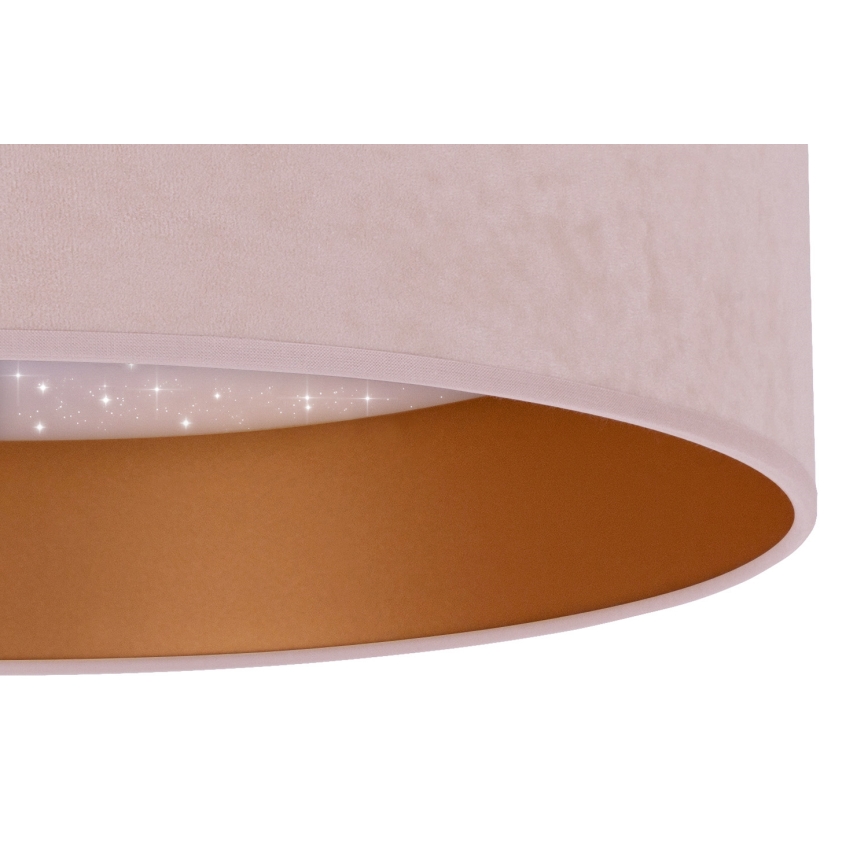 Brilagi - LED Ceiling light VELVET STAR LED/24W/230V d. 40 cm 3000K/4000K/6400K pink/gold