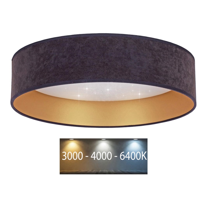 Brilagi - LED Ceiling light VELVET STAR LED/36W/230V d. 55 cm 3000K/4000K/6400K grey/gold