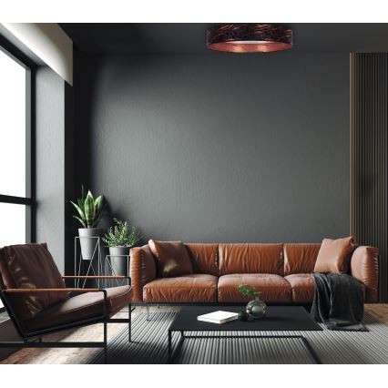 Brilagi - LED Ceiling light VELVET STAR LED/36W/230V d. 55 cm 3000K/4000K/6400K black/copper