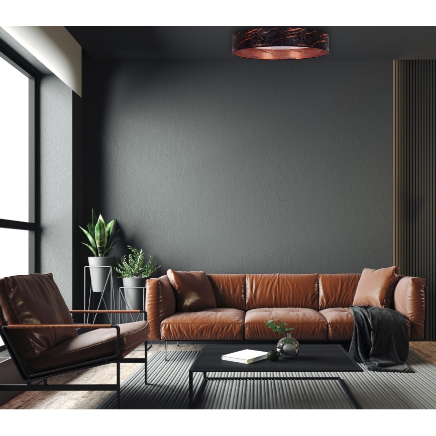 Brilagi - LED Ceiling light VELVET STAR LED/36W/230V d. 55 cm 3000K/4000K/6400K black/copper