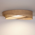 BRILAGI - LED Ceiling light VELVET TWIST LED/24W/230V 4000K Ø 55 cm beige