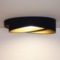 BRILAGI - LED Ceiling Light VELVET TWIST LED/24W/230V 4000K Ø 55 cm blue/gold