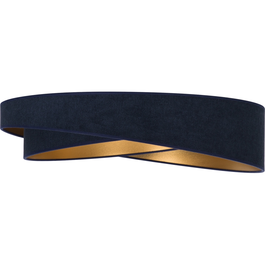 BRILAGI - LED Ceiling Light VELVET TWIST LED/24W/230V 4000K Ø 55 cm blue/gold
