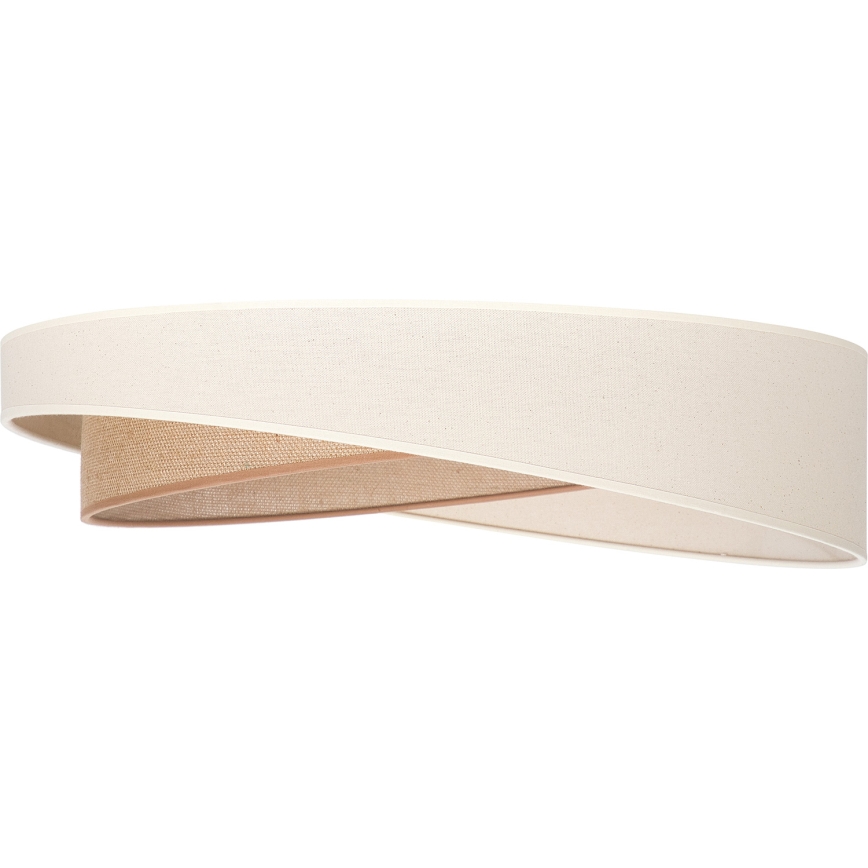 BRILAGI - LED Ceiling Light VELVET TWIST LED/24W/230V 4000K Ø 55 cm cream/beige