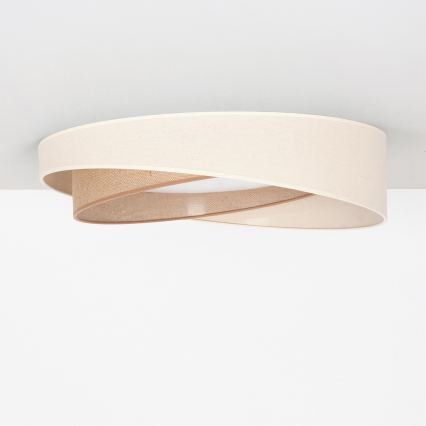 BRILAGI - LED Ceiling Light VELVET TWIST LED/24W/230V 4000K Ø 55 cm cream/beige