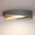 BRILAGI - LED ceiling light VELVET TWIST LED/24W/230V 4000K Ø 55 cm green/beige