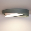 BRILAGI - LED Ceiling Light VELVET TWIST LED/24W/230V 4000K Ø 55 cm green/white
