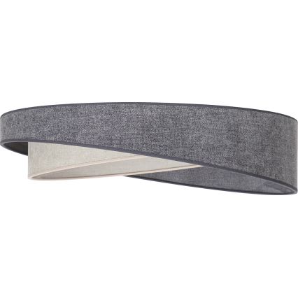 BRILAGI - LED Ceiling Light VELVET TWIST LED/24W/230V 4000K Ø 55 cm gray/cream