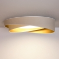 BRILAGI - LED Ceiling light VELVET TWIST LED/24W/230V 4000K Ø 55 cm white/gold