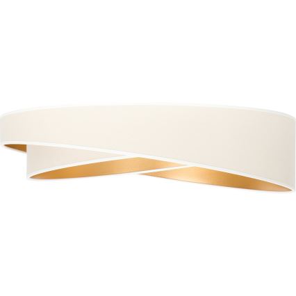 BRILAGI - LED Ceiling light VELVET TWIST LED/24W/230V 4000K Ø 55 cm white/gold