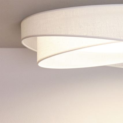 BRILAGI - LED ceiling light VELVET TWIST LED/24W/230V 4000K Ø 55 cm white