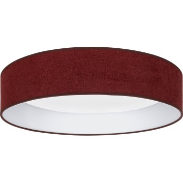 Brilagi - LED Ceiling Light VELVET VARI LED/24W/230V 3000/4000/6500K Ø 45 cm burgundy