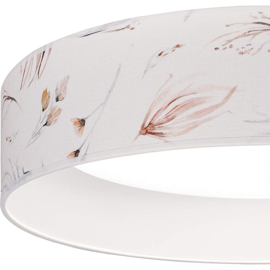 BRILAGI - LED Ceiling light VELVET VARI LED/24W/230V 3000/4000/6500K pr. 45 cm white/flowers