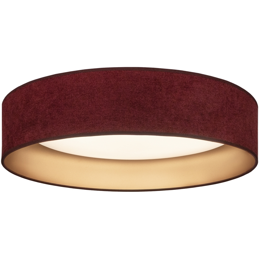 BRILAGI - VELVET VARI LED Ceiling Light 24W/230V 3000/4000/6500K Ø 45 cm Burgundy/Gold