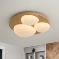BRILAGI - LED Ceiling Light VISBY WOOD LED/36W/230V Ø 50 cm brown