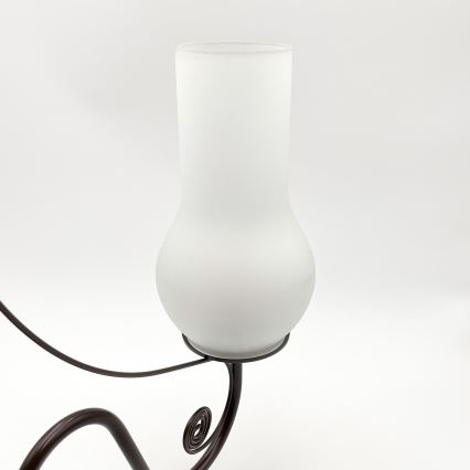 Brilagi - LED Chandelier on a chain COTTAGE 5xE14/40W/230V brown/white